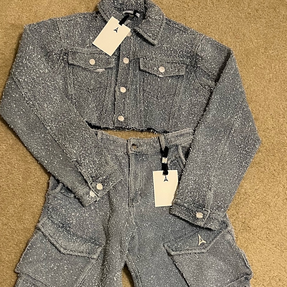 Maniere De Voir Silver Pantsuit